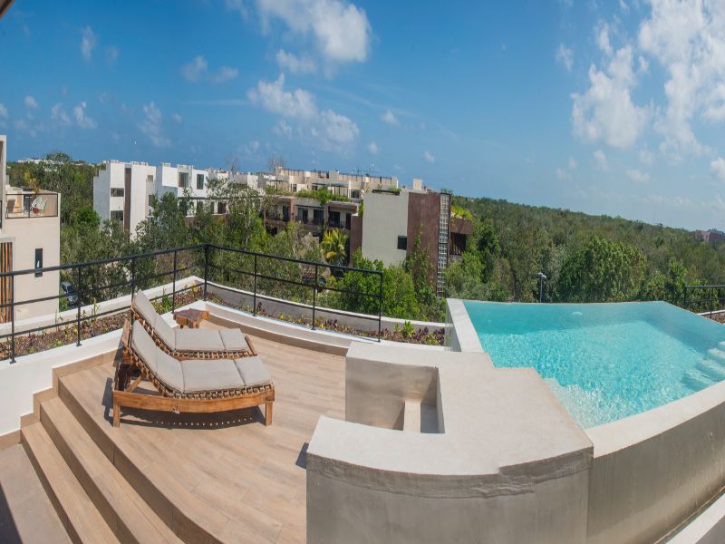 Luxury room with terrace